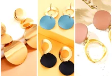 گوشواره حلقه ای ساده بزرگ (جدیدترین مدل های ترند امسال ۱۴۰۴ - ۲۰۲۵)