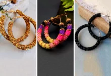گوشواره حلقه‌ای مینیمال و شاینی (جدیدترین مدل های ترند امسال ۱۴۰۴ - ۲۰۲۵)