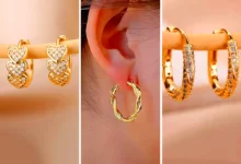 گوشواره حلقه‌ای کلیپسی (جدیدترین مدل های ترند امسال ۱۴۰۴ - ۲۰۲۵)