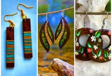 گوشواره خاص چوبی (جدیدترین مدل های ترند امسال ۱۴۰۴ - ۲۰۲۵)
