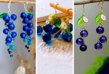 گوشواره دخترونه بلوبری (جدیدترین مدل های ترند امسال ۱۴۰۴ - ۲۰۲۵)