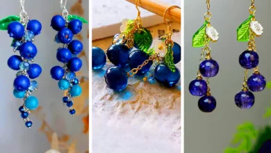 گوشواره دخترونه بلوبری (جدیدترین مدل های ترند امسال ۱۴۰۴ - ۲۰۲۵)
