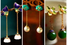 گوشواره رنگی لاکچری (جدیدترین مدل های ترند امسال ۱۴۰۴ - ۲۰۲۵)