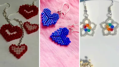 گوشواره ساده مهره‌ای و شیک (جدیدترین مدل های ترند امسال ۱۴۰۴ - ۲۰۲۵)
