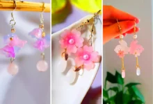 گوشواره شکوفه گیلاس (جدیدترین مدل های ترند امسال ۱۴۰۴ - ۲۰۲۵)