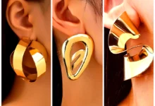 گوشواره طلا مدرن دفرمه (جدیدترین مدل های ترند امسال ۱۴۰۴ - ۲۰۲۵)