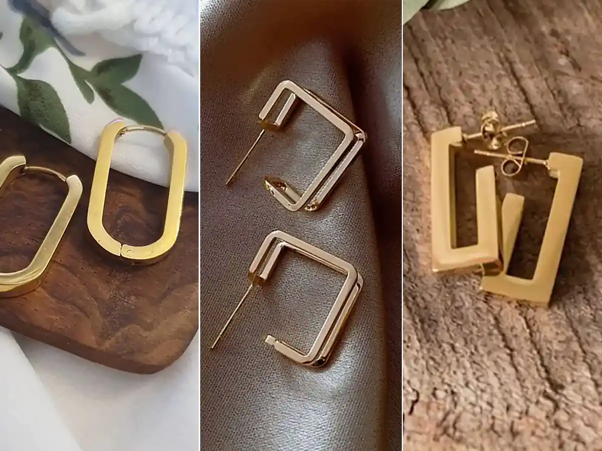 گوشواره طلا هندسی جدید خاص (جدیدترین مدل های ترند امسال ۱۴۰۴ - ۲۰۲۵)