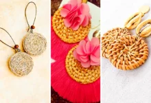 گوشواره فانتزی حصیری (جدیدترین مدل های ترند امسال ۱۴۰۴ - ۲۰۲۵)
