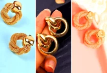 گوشواره مشبک حلقه‌ای (جدیدترین مدل های ترند امسال ۱۴۰۴ - ۲۰۲۵)