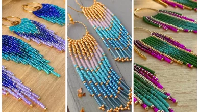 گوشواره میوکی رنگی دخترونه (جدیدترین مدل های ترند امسال ۱۴۰۴ - ۲۰۲۵)
