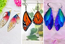 گوشواره کریستالی بال پروانه (جدیدترین مدل های ترند امسال ۱۴۰۴ - ۲۰۲۵)