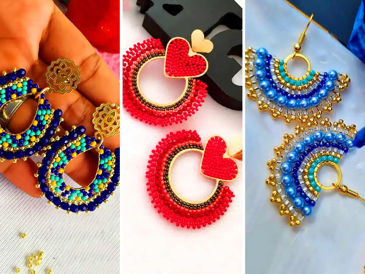 گوشواره کریستالی کلمبیایی (جدیدترین مدل های ترند امسال ۱۴۰۴ - ۲۰۲۵)