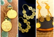 گوشواره کلاسیک سکه ای (جدیدترین مدل های ترند امسال ۱۴۰۴ - ۲۰۲۵)