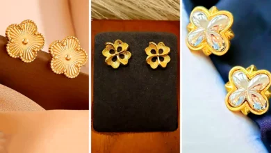 گوشواره کلاسیک گل سه بعدی (جدیدترین مدل های ترند امسال ۱۴۰۴ - ۲۰۲۵)