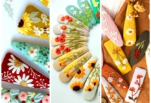 گیره مو کتانی دست دوز (جدیدترین مدل های ترند امسال ۱۴۰۴ - ۲۰۲۵)