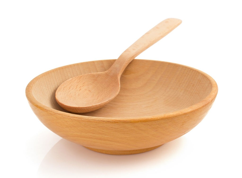قاشق چوبی