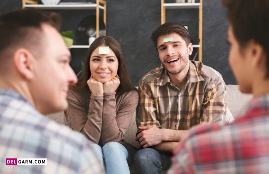 جمله بازی اسم روی پیشانی
