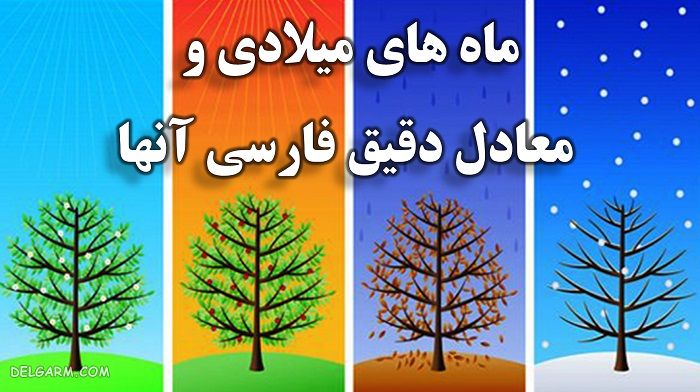 هر ماه میلادی چند روز است ؟