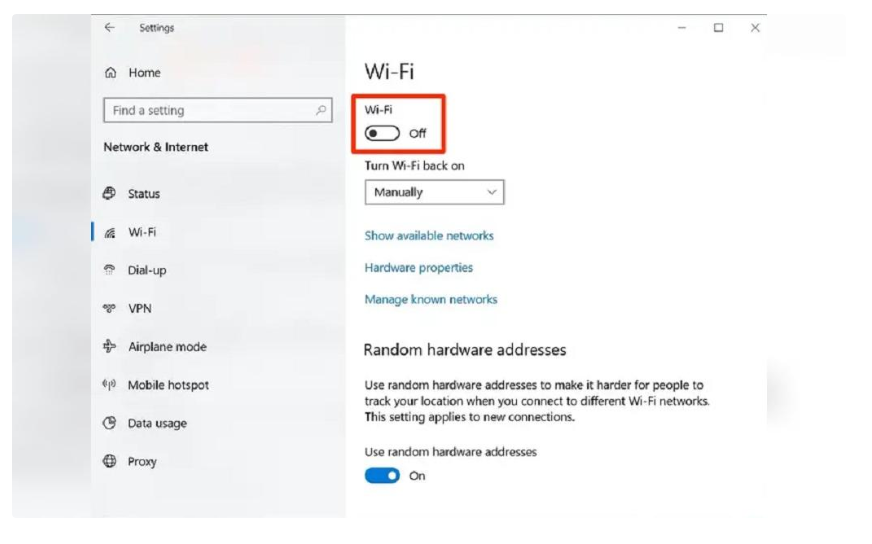 آموزش فعال کردن Wifi روی ویندوز 10