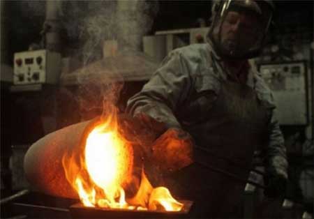 مراحل طلایی ساخت شمش طلا+ تصاویر