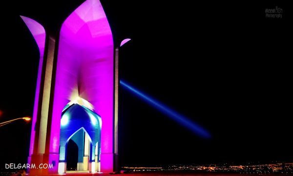 یادمان ۸ شهید گمنام در پارک جنگلی فدک قزوین