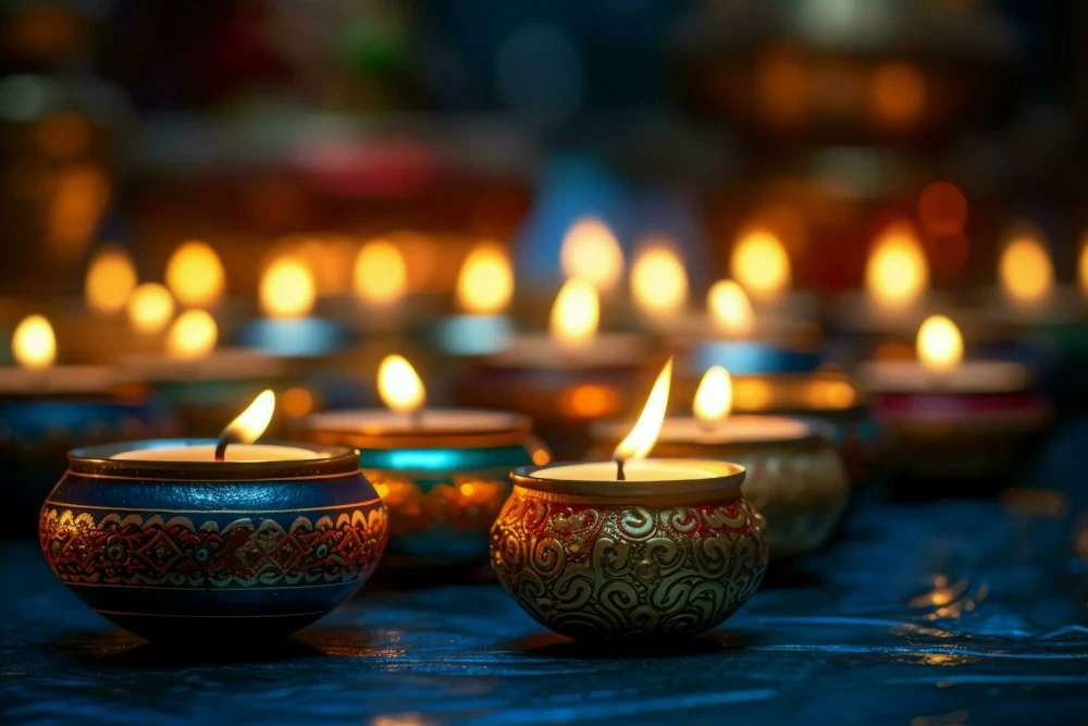 تصویر جشن دیوالی هند