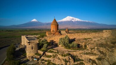 صومعه خور ویراپ مکان تاریخی و زیبای کشور ارمنستان (+ تصاویر)
