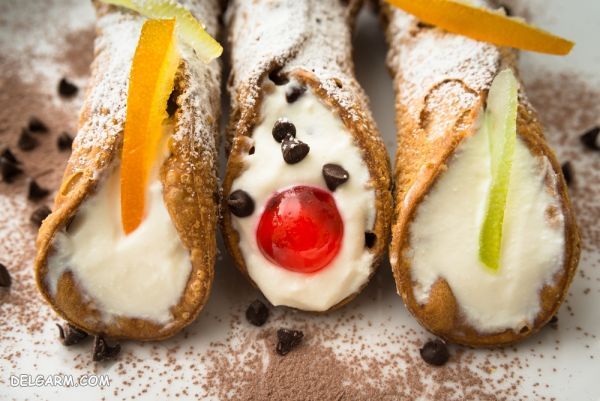 دسر بستنی کانولی | Cannoli
