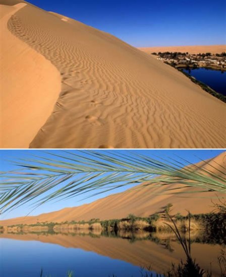 زیباترین روستاها در میان کویر