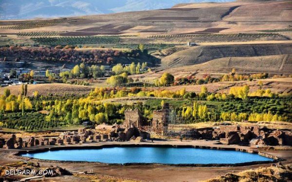 دریاچه مخوف گنج در شهر تکاب