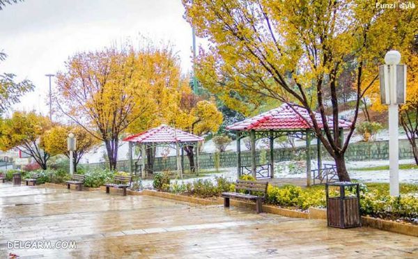 آلاچیق های زیبا در پارک پرواز تهران