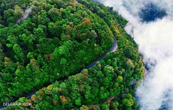 جاده زیبای اسالم به خلخال