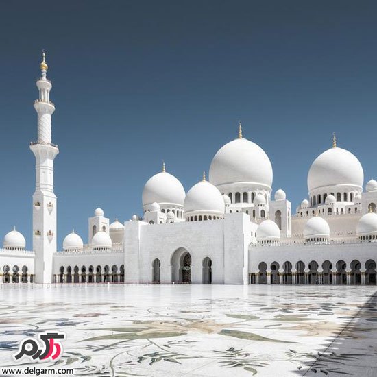  مسجدی لوکس از جنس طلا