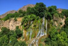 بیشه: یکی از زیباترین آبشارهای ایران+عکس (+ تصاویر)