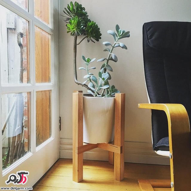 گلدان پایه دار برای خانه های مدرن