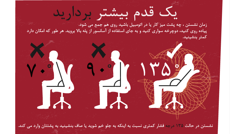 نشستن بیش از حد شما را می‌کشد.