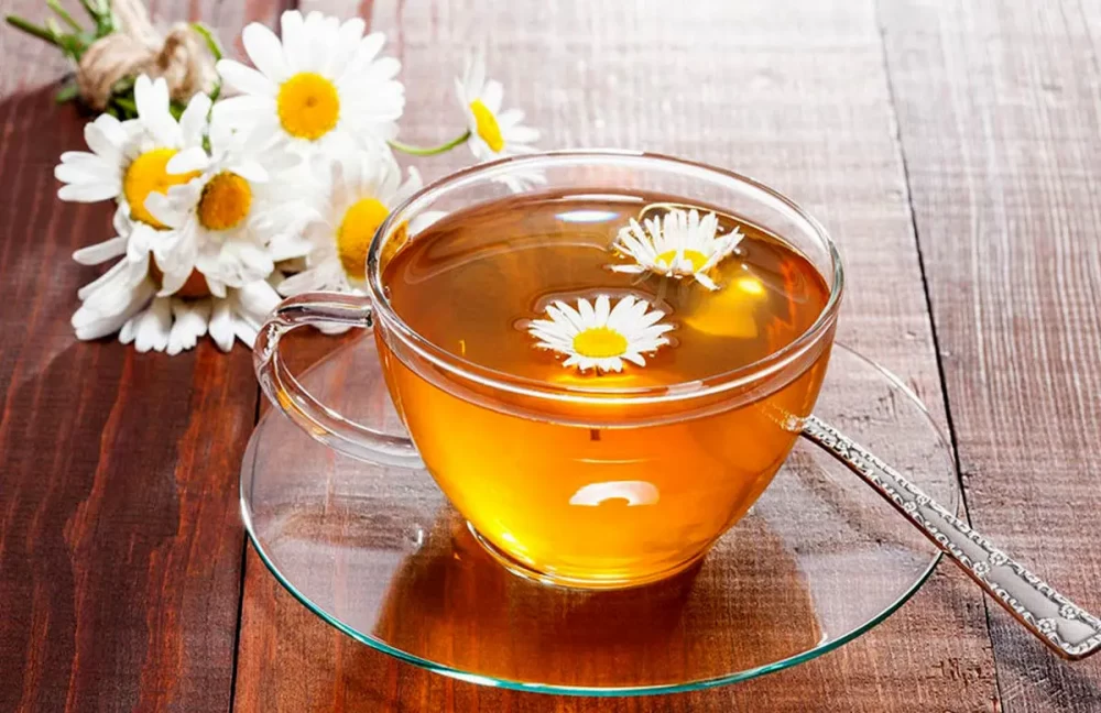 خواص چای بابونه با عسل
