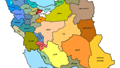 لیست استان های ایران همراه با نام شهرستانها به ترتیب حروف الفبا (+ تصاویر)