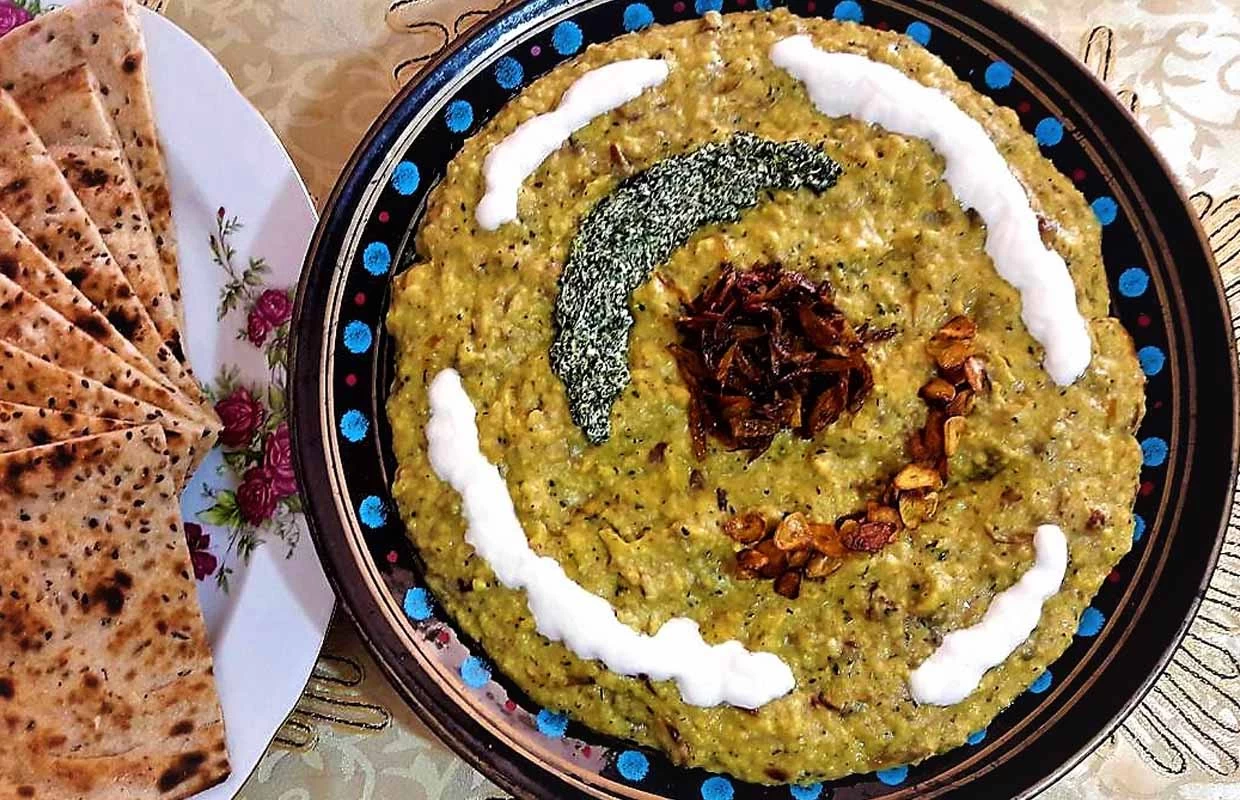جدول کالری کشک بادمجان 