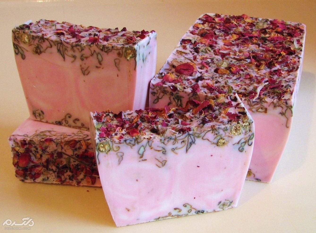 صابون گل رز طبیعی 