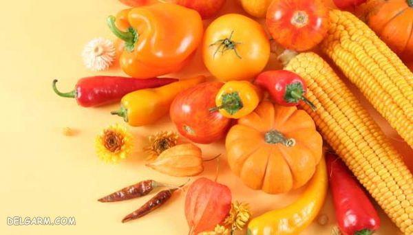 سبزیجات نارنجی دارای الاستین بالا