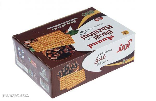بیسکویت با تزیین شکر