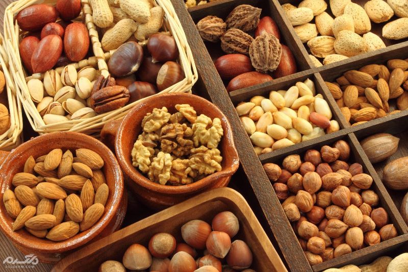 آجیل و دانه‌های مغذی