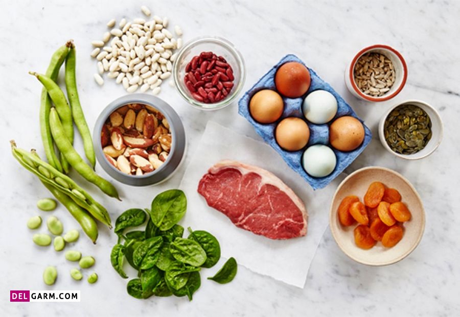 غذای گیاهی سرشار از آهن 