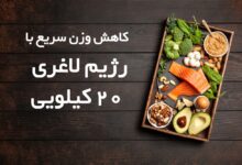 راهنمای قدم به قدم رژیم لاغری سریع ۲۰ کیلویی (2 نکته مهم)