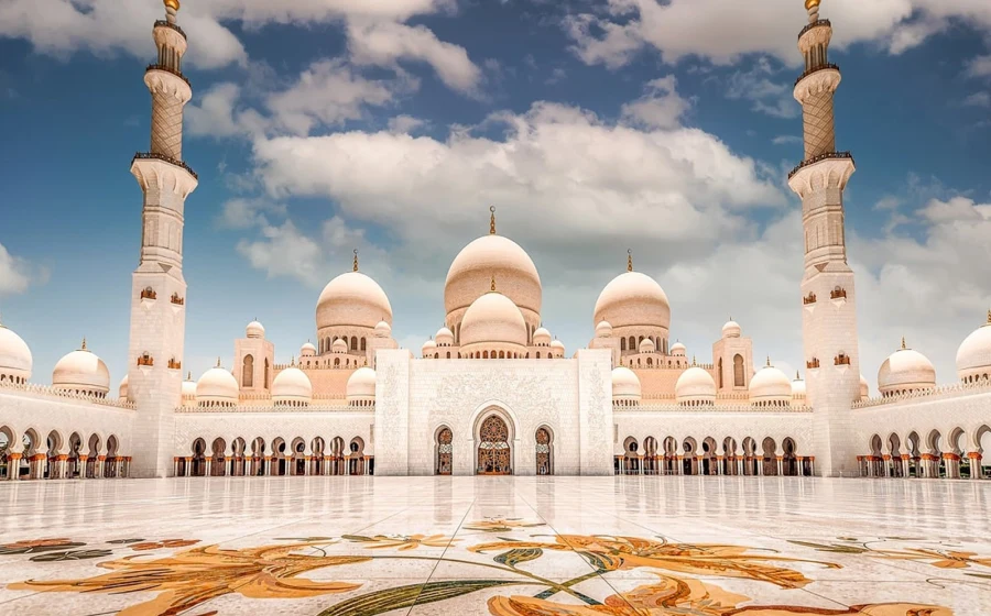 مسجد شیخ زاید، ابوظبی، امارات