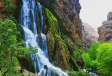 آشنایی با آبشار کیوان لیشتر در شهرستان گچساران