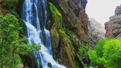 آشنایی با آبشار کیوان لیشتر در شهرستان گچساران