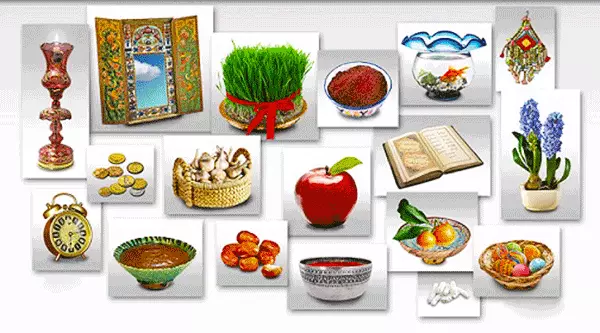 اجزای اصلی خوان نوروزی و نمادشناسی آن