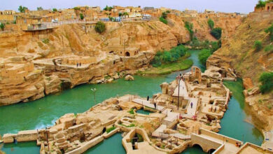 عکسی زیبا از سازه های آبی شوشتر